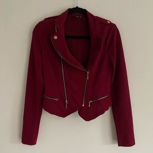 Windsor burgundy red blazer jacket. Great condition!